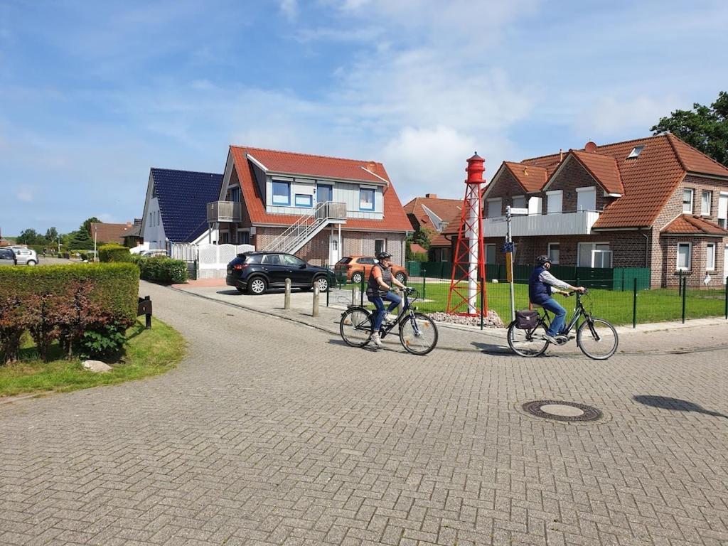 נורדן Ferienwohnung Leuchtturm Am Sandstrand מראה חיצוני תמונה